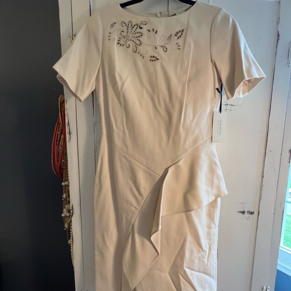 Cream Worth New York Sheath Dress